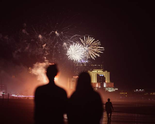 Beach-Fireworks