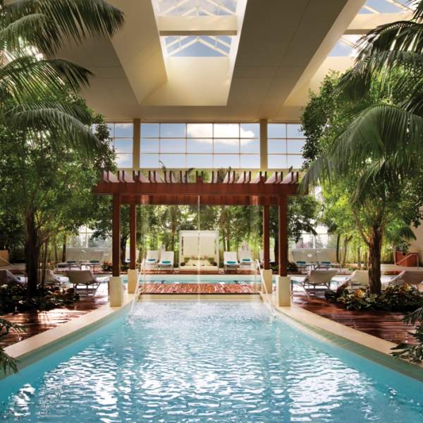 Indoor pool at MGM Tower in Atlantic City
