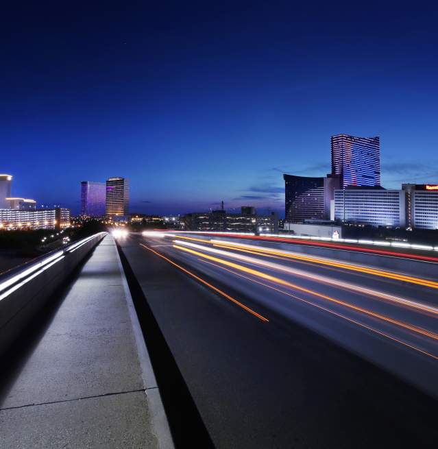 City-Brigantine Bridge Night
