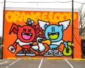 Orange Loop Mural