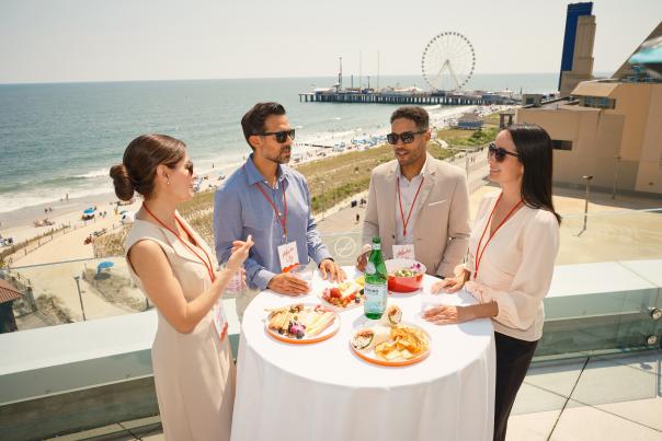 Ocean Casino Resort Deck with talent
