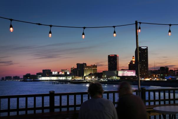 Steel Pier Dusk
