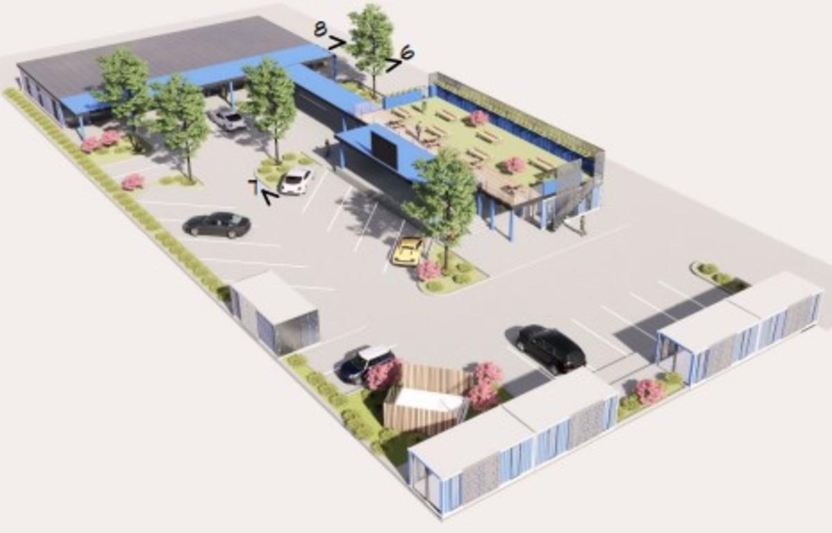 Container Park renderings