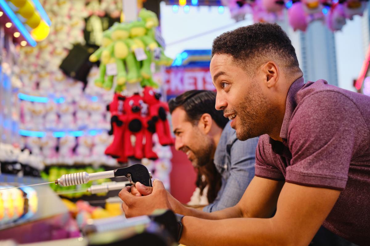 Steel Pier Games with talent