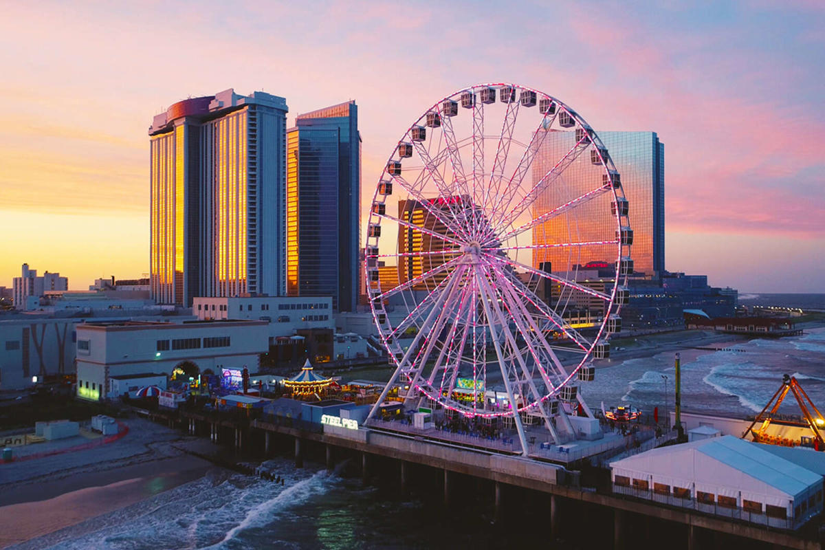 Steel Pier with The Wheel