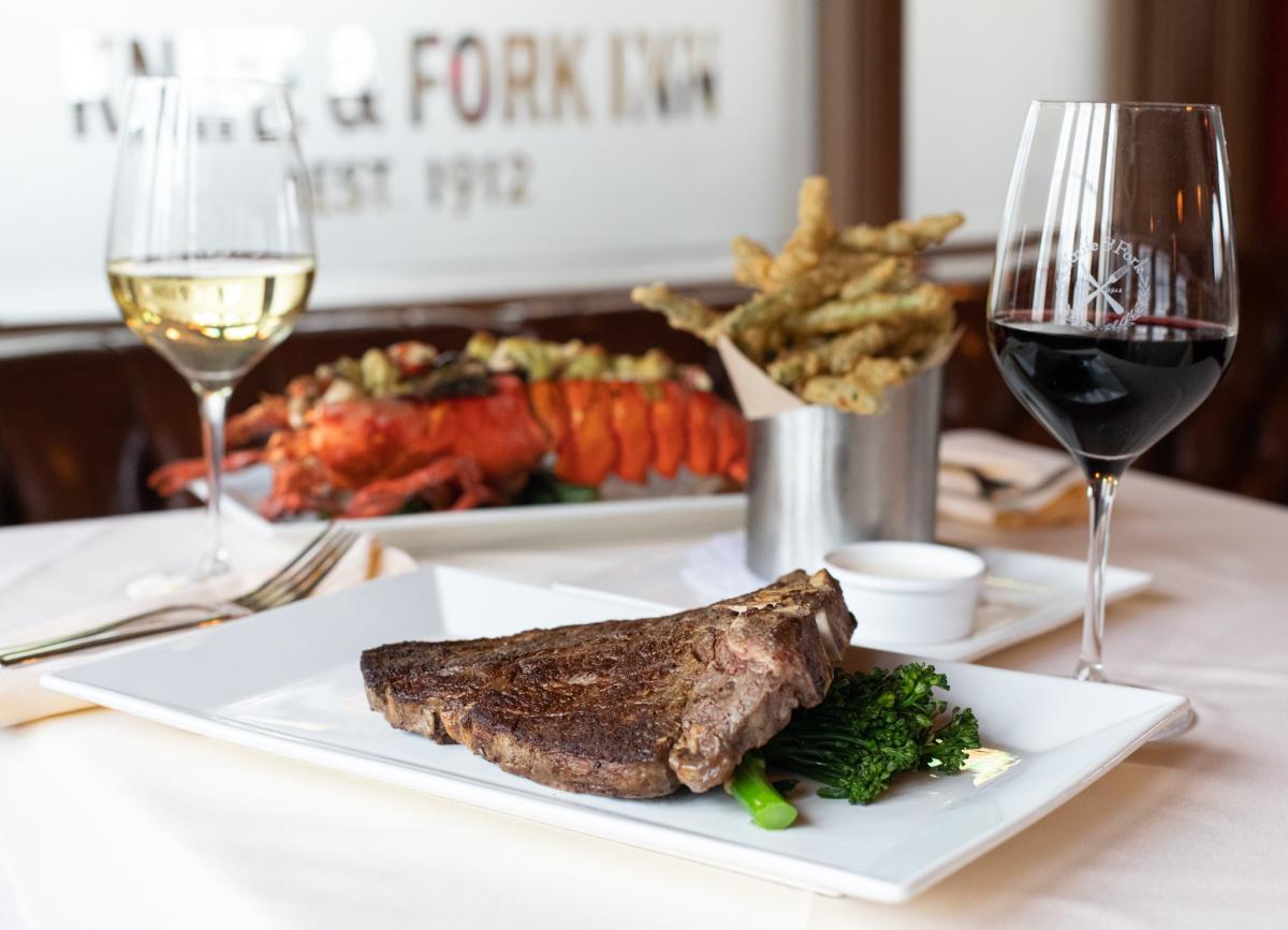 Knife and Fork Inn food