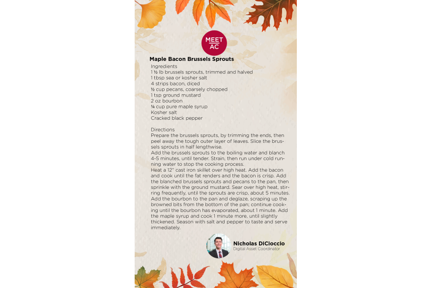 Maple Bacon Brussels Sprouts