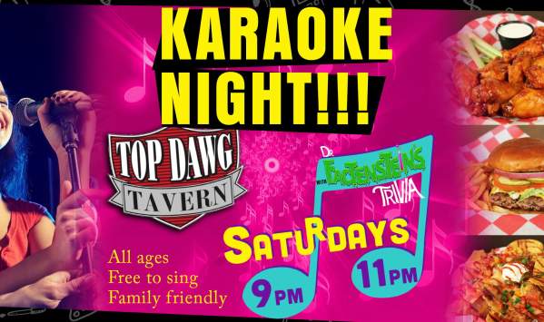 Karaoke Night at Top Dawg Tavern