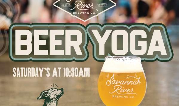 Beer Yoga at Savannah River Brewing Co.