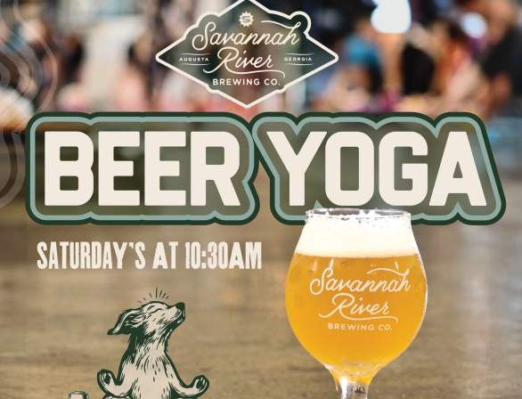 Beer Yoga at Savannah River Brewing Co.