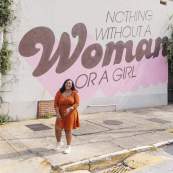 Women at Nothing Without a Women Mural