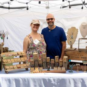 Booth Vendors at Arts in the Heart Festival