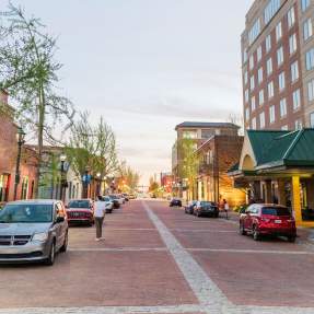 Cars in Downtown Augusta