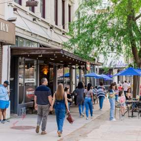 People Walking Downtown (Spring 2025)