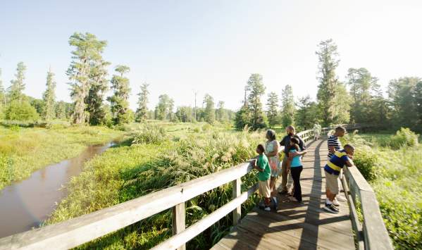 Family Outdoors at Phinizy Swamp Nature Park