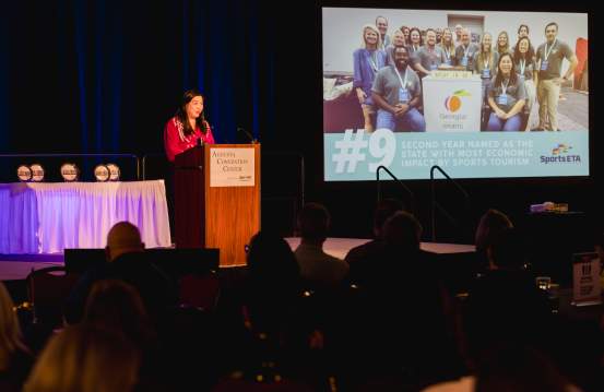 Michelle Pippin Speaking at Augusta State of Tourism