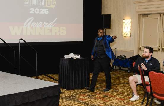 Terrence Williams at Augusta State of Tourism