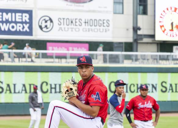 Augusta Greenjackets Baseball Player