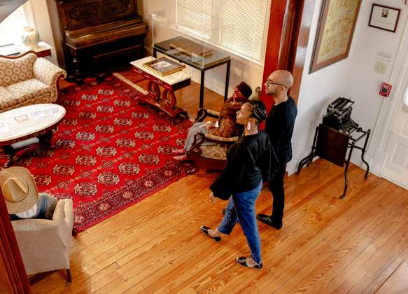 Lucy Craft Laney Couple Wide Shot