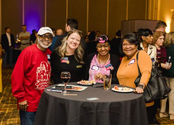 Group Enjoying Cocktail Hour at 2025 Augusta State of Tourism