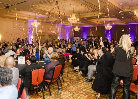 Confetti and Guests at Augusta State of Tourism
