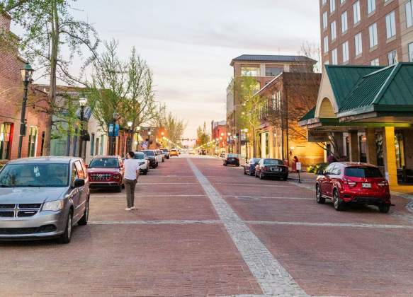 Cars in Downtown Augusta