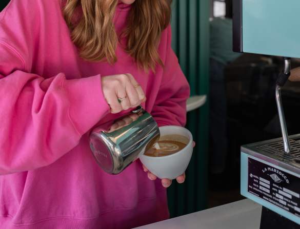 Barista at Trellis Coffee