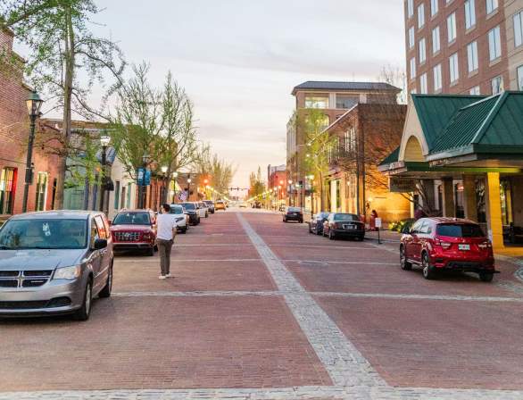 Cars in Downtown Augusta