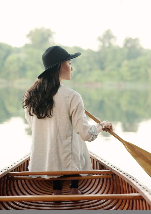 Girl in Canoe