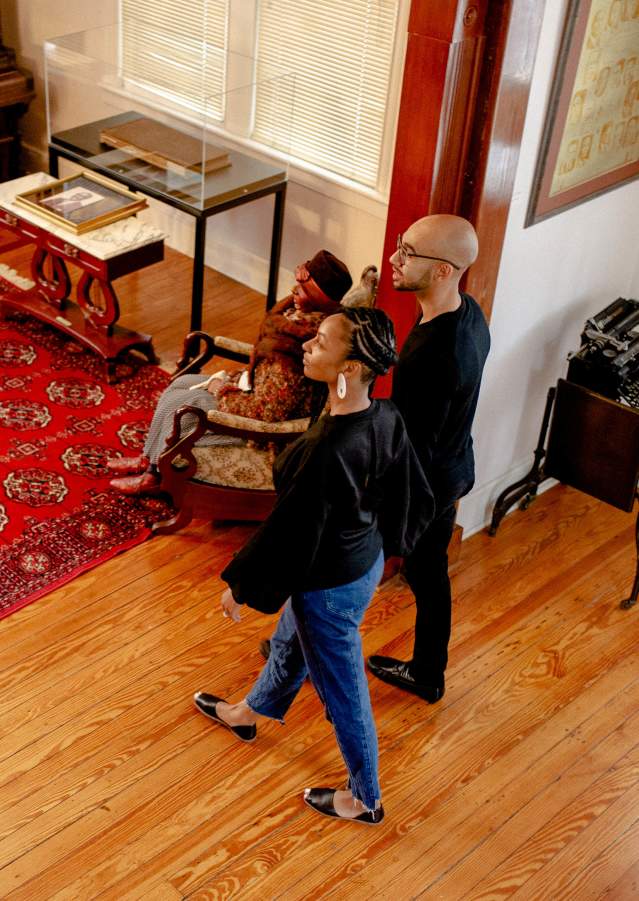 Lucy Craft Laney Couple Wide Shot