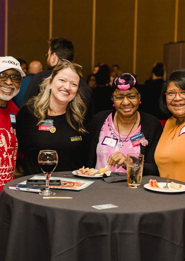 Group Enjoying Cocktail Hour at 2025 Augusta State of Tourism