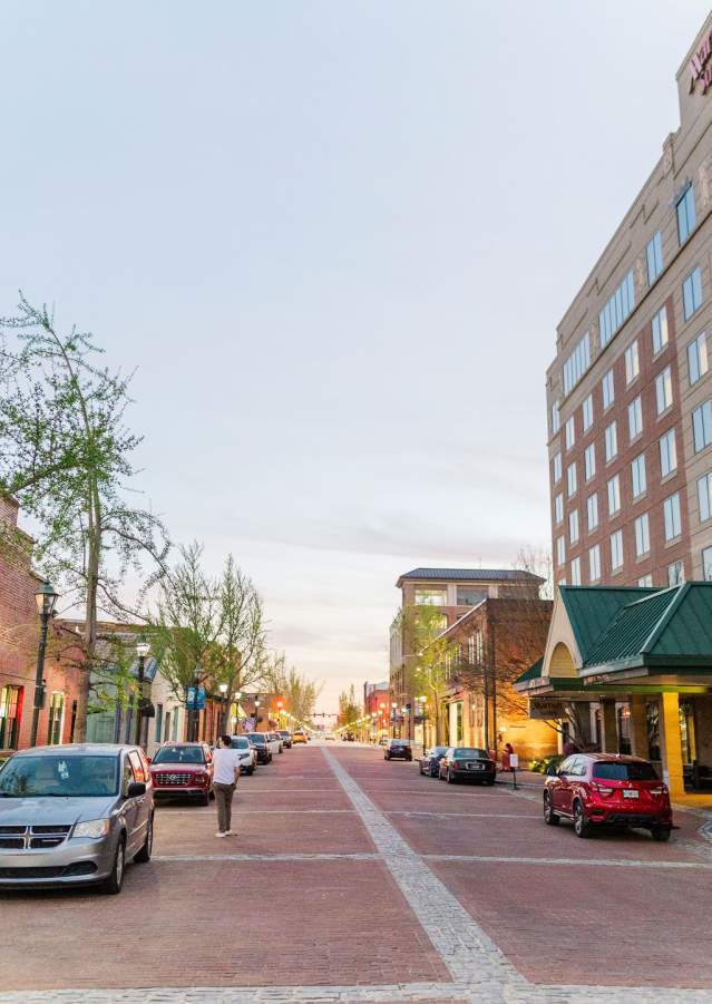 Cars in Downtown Augusta