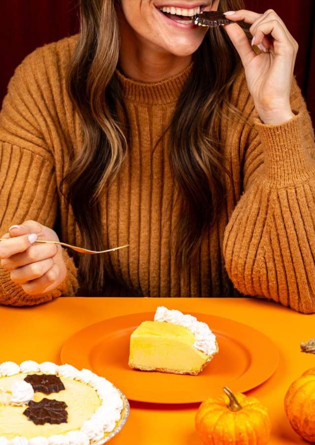 Women Eating Pumpkin Pie