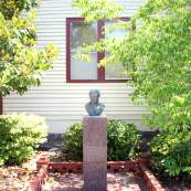 Bust in Period Gardens
