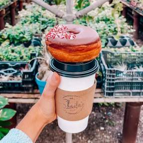 coffee; donut