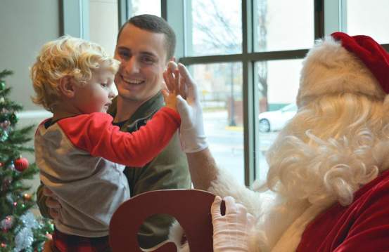 Where to Spot Santa in Augusta