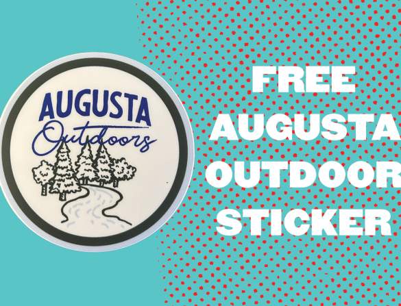Augusta Outdoor Adventure Guide Prize Sticker
