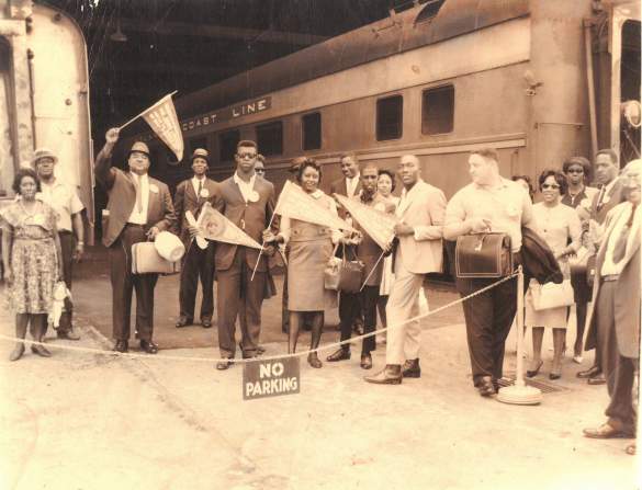 Reverend Hamilton  Prepares Group to Leave for March