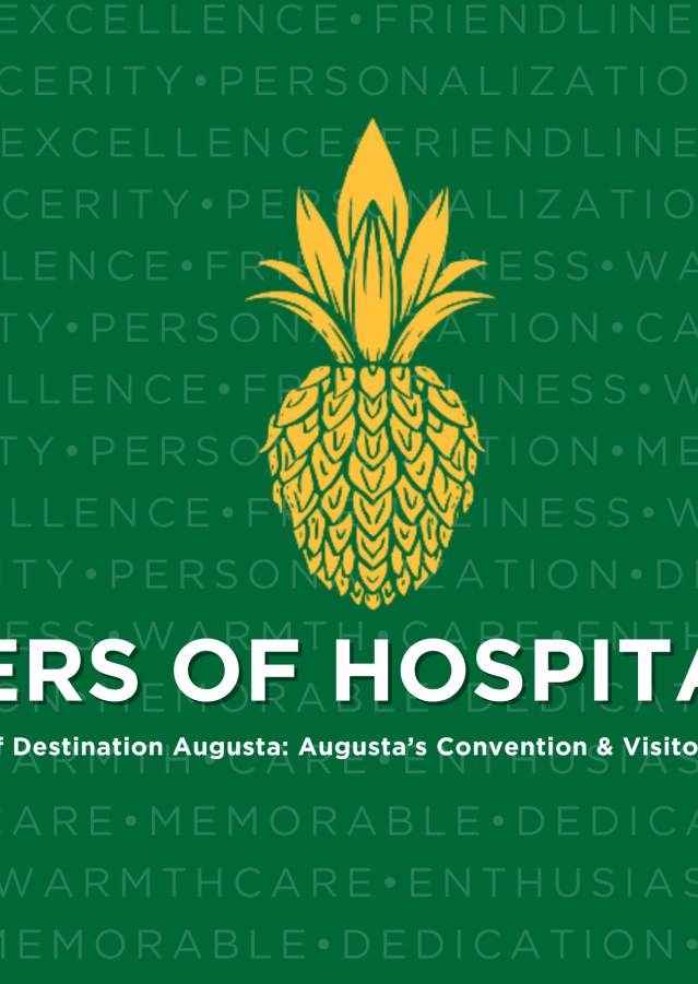 Masters of Hospitality A program of Destination Augusta, the Convention and Visitors Bureau for the city of Augusta, GA