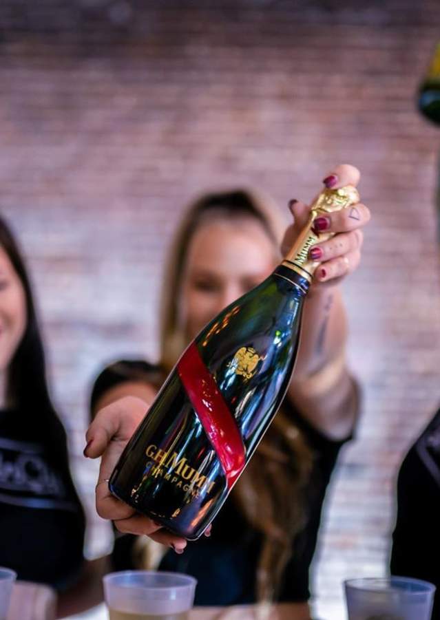 Ladies Celebrating New Year's Eve