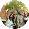 James Brown Statue - Group