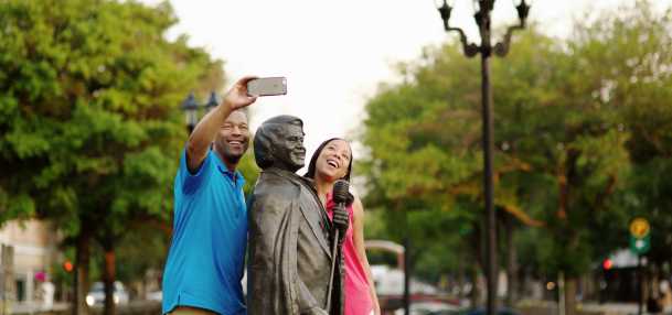 James Brown Couple Selfie