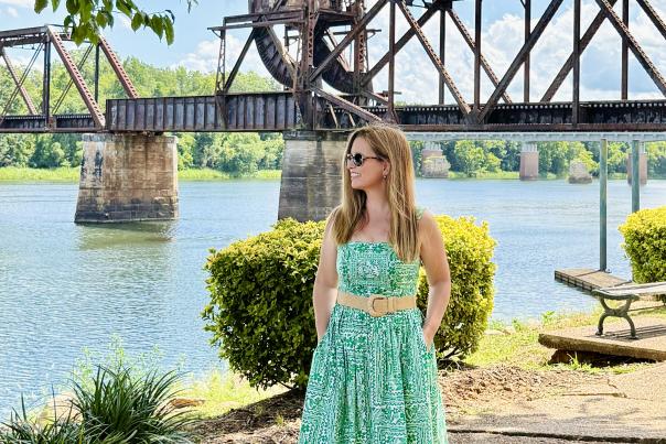 Kerry Murphy on the Riverwalk