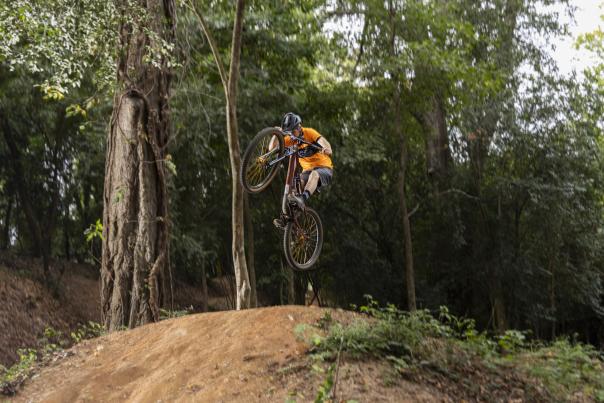 Drew Jordan Biking Outdoors at the Augusta Canal