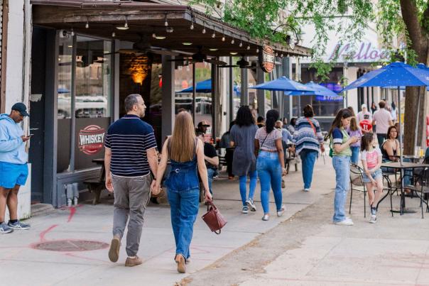 People Walking Downtown (Spring 2025)