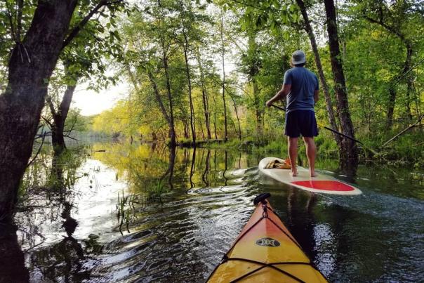 paddling; outdoors; labor day