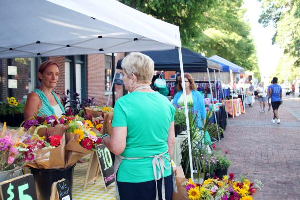 Flowers at the Saturday Market