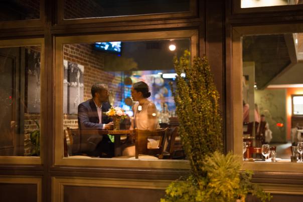 Couple Dining at Frog Hollow