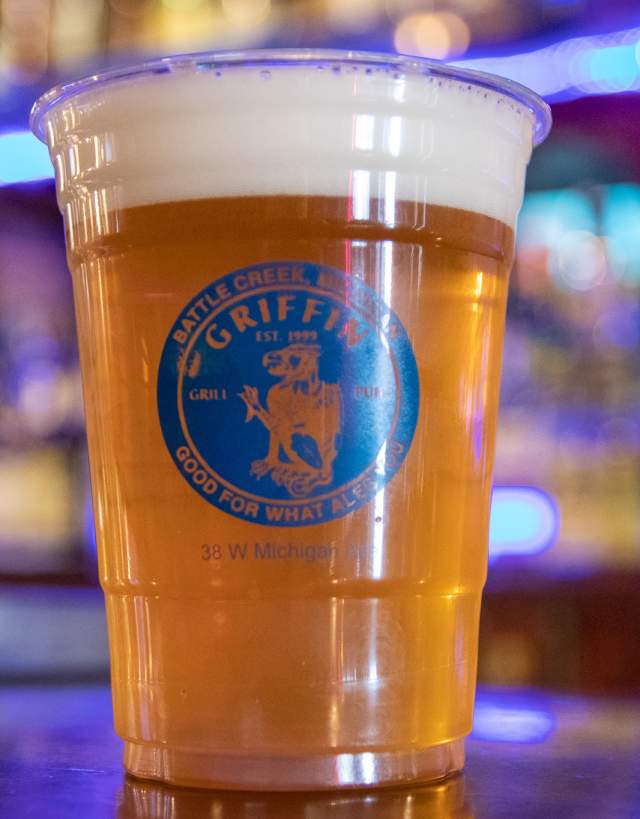 A beer in the official Social District cup.