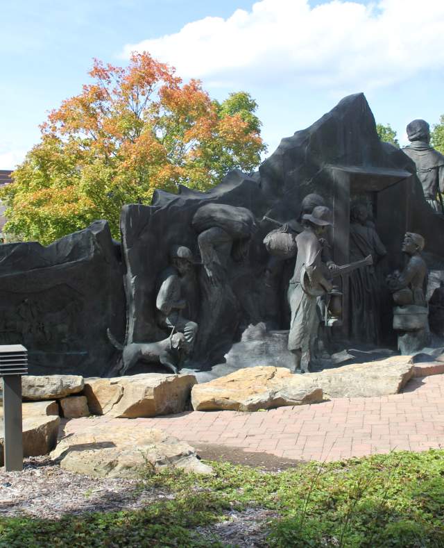 Underground Railroad Statue